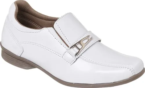 Sapato social infantil best sale branco