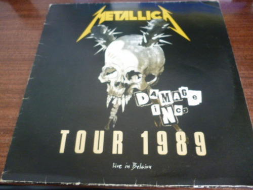 Metallica Live In Belgium Tour 1989 Vinilo Doble Jcd055