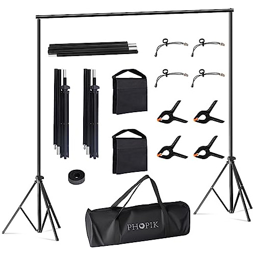 Phopik Photo Studio Backdrop Stand, 10ft Adaptable 24p9b