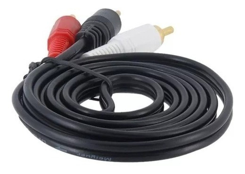 Cable Audio  Rca 2x1 3.5mm 1.5m Longitud Nuevo