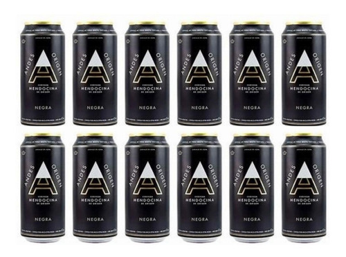 Cerveza Andes Origen Negra 473 Ml X12 U. Zetta Bebidas