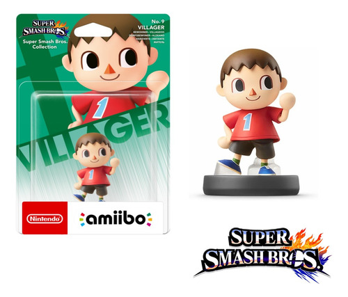 Amiibo Villager Aldeano Super Smash Bros / Mathogames