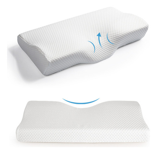 Almohada Memory Foam Almohada Cervical Ortopédica Ajustable