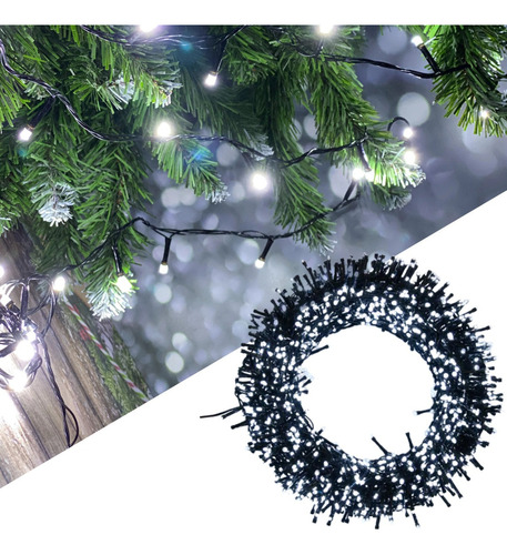 Cordão Pisca Pisca 30m 300 Led P/ Árvore Natal Luz Decoração Cor das luzes Branco frio 220V