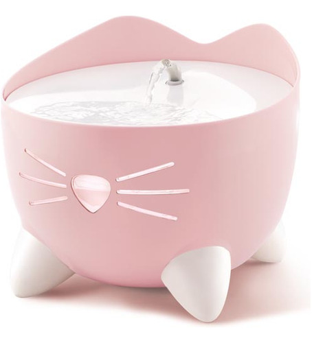 Catit Pixi Fuente Bebedera Para Gato 2.5lts, Color Rosa