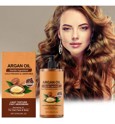 Aceite De Argán Para Cabello Natural De Marruecos, Cuero Cab