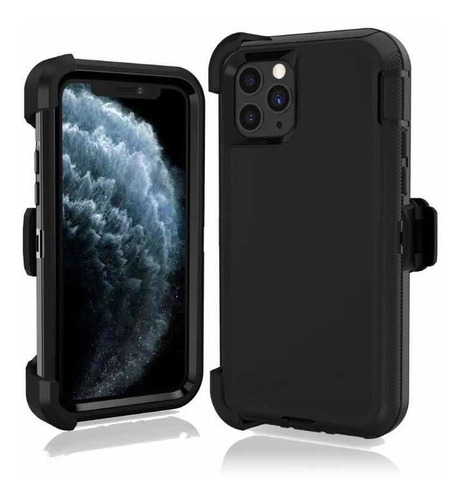 Forro Para iPhone 11 Tipo Otterbox Con Clip De Guinda