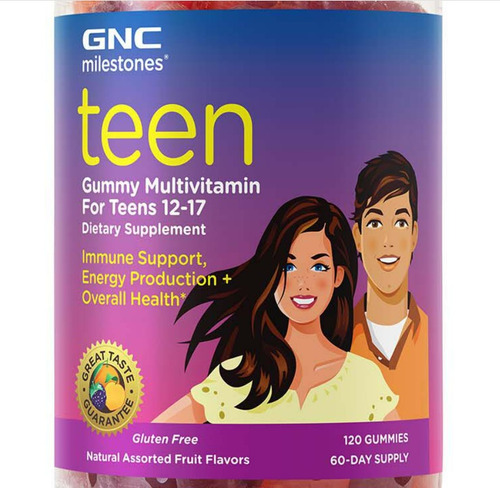 Gnc | Teen Multivitamin For Teens 12-17 Fruit | 120 Gummies