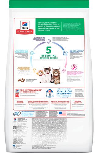 Hill's Science Diet Kitten Alimento Para Gatitos 1.6 Kg
