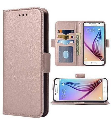 Para Samsung Galaxy S6 Active Wallet Case Y Wrisf1068
