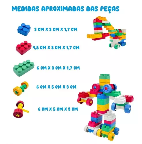 Blocos de Montar - 40 Peças Blocos de Montar Melhores Brinquedos Educativos  Para as Crianças e colchonetes. Conheça a PlayHobbies