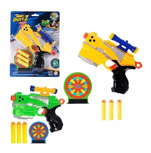 Lança Dardos Arminha de Brinquedo Tipo Nerf Narf Sniper no Shoptime