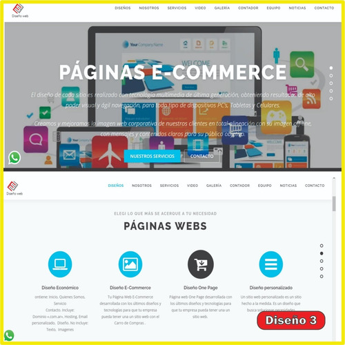 Imagen 7 de 10 de Diseño De Página Web One Page-landing-fácil, Rápida En 48hs