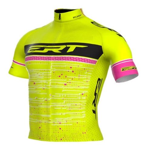 Camisa New Elite Ert Cycling Team Rosa 2021