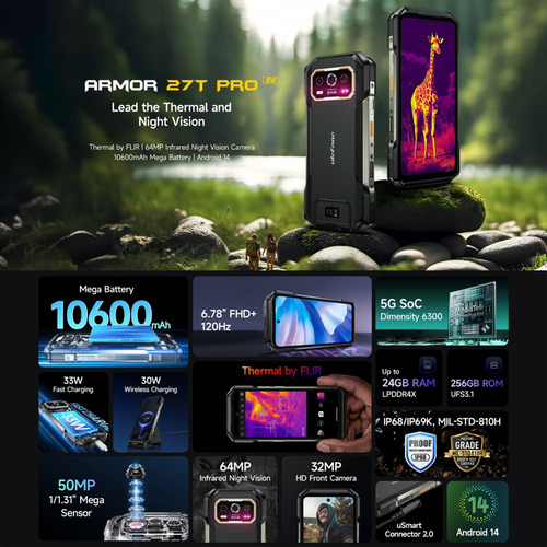 Ulefone Armor 27t Pro - Celular Resistente Dualsim Liberado