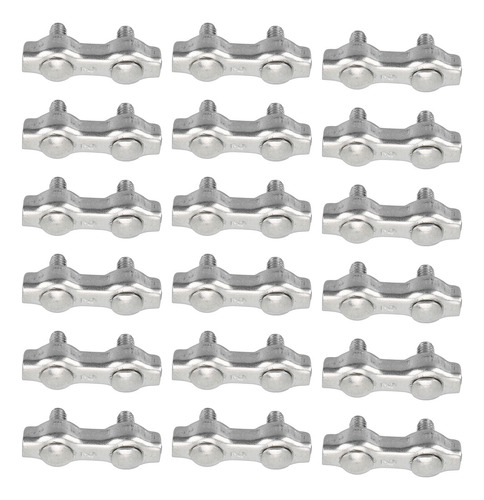 Abrazaderas De Acero Inoxidable Con Clip De Alambre Dúplex M