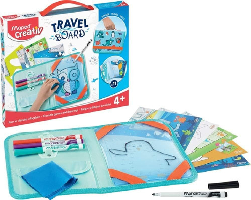 Travel Board Jogos E Desenhos Apagáveis Creativ - Maped