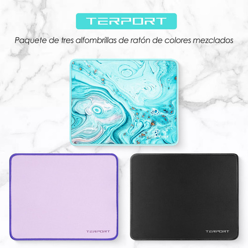 Mouse Pad De Mezcla De 3 Piezas 26*21cm, Pad Mouse De