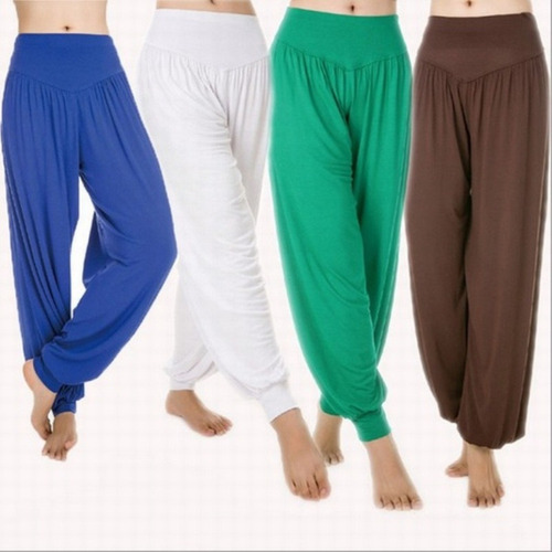 General Mujer Pantalones Yoga Bombachos Para Talla Grande