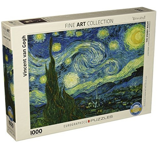 Eurographics Starry Night De Vincent Van Gogh Puzzle De 1000