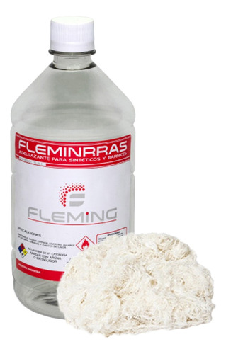 Estopa Lustre Blanca Limpieza+ Aguarras Diluyente 0,9 Lts Mm