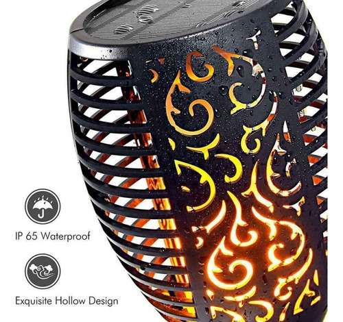 Imagen 3 de 10 de Pack X4 Lampara Luces Solares Antorchas Led Estaca