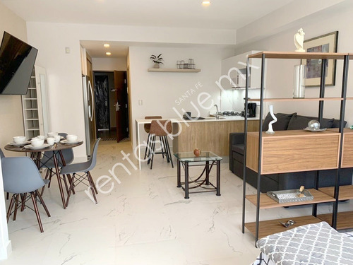 Imagen 2 de 30 de Loft Amueblado En Renta En City Blue Santa Fe