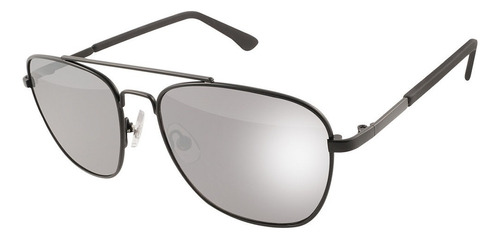 Lentes De Sol Panama Jack Mike Para Hombre Rectangular Color Negro