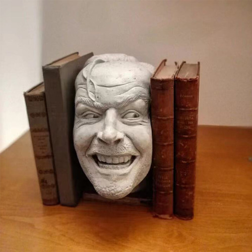 Decoración De Escultura The Shining Bookshelf, Nueva Y Diver