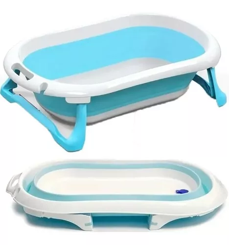 Bañera Para Bebé Plegable P Baby Wash Flexible Con Adaptador