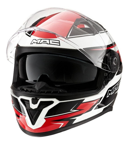 Casco Moto Integral Mac Speed Apex Doble Visor Solomototeam