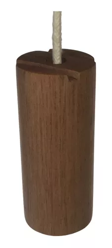 Péndulo Hebreo madera de nogal