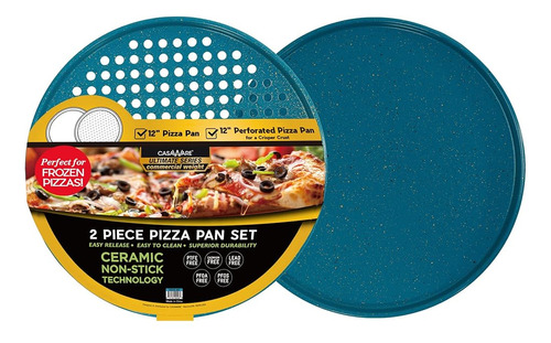 Juego De Moldes Para Pizza Casaware Ultimate De 2 Piezas, (1