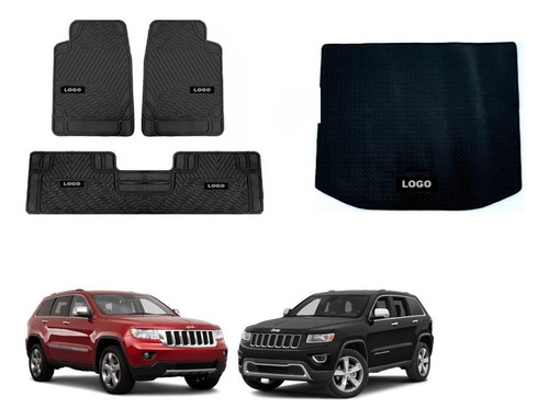 Tapetes Logo Jeep + Cajuela Grand Cherokee 2011 A 2020 2021