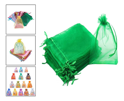 100 Bolsas De Regalo De Navidad, Bolsas De, Bolsas De Verde
