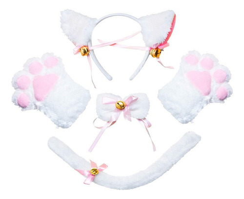 I Traje De Cosplay De Gato Com Orelhas De Gatinho Para Vestido