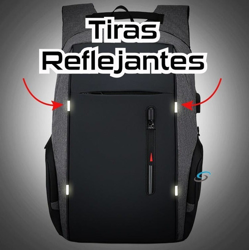 Mochila Con Usb Back Pack Antirrobo Super Calidad