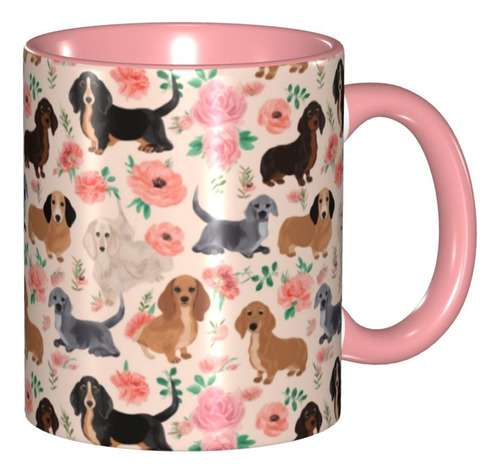 Taza De Cafe De Dachshund Para Perros Tazas De Te De Ceramic