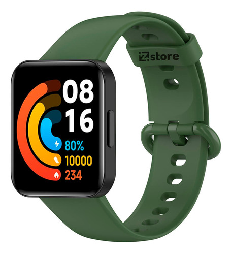Correa Compatible Redmi Watch 2 Lite Colores Verde Militar