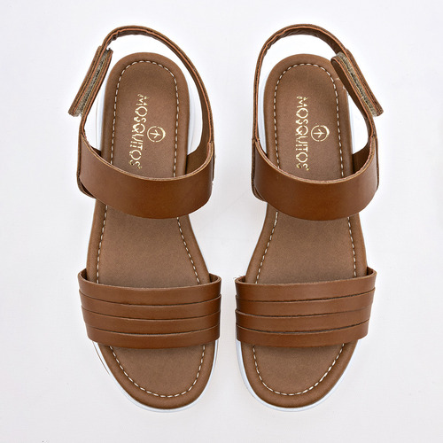 Mosquitos Sandalia Para Mujer Camel Cod 132641-e