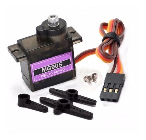 Servomotor Mg90 Mg90s 2.2kg-cm Metalico  - Tecmikro