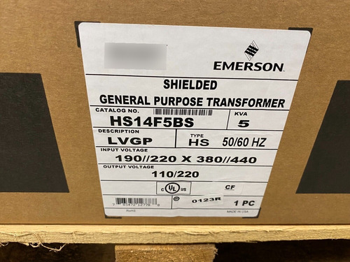 Hevi-duty Hs14f5bs Lvgp Type Hs Shielded General Purpose Cch