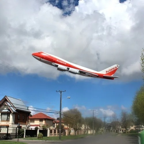 Imagen 2 de 7 de Boeing 747-200, Colores De Avianca, Escala 1:500