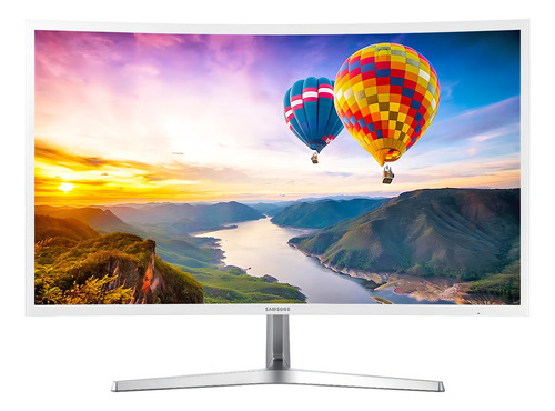 Monitor Samsung Curved 32" Full HD Blanco LED HDMI.