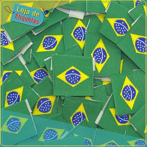 Imagem 4 de 4 de Bandeira Do Brasil Clip Com 3 Dobras - 100 Peças