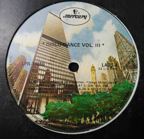 Disco Dance Vol. 3 - Lipps Inc, Steve Miller Band, Bananaram (Usado)