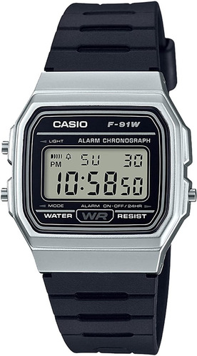 Reloj Casio F91w Original Plateado Vintage 