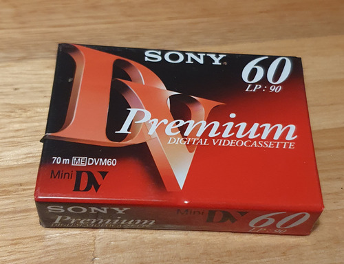 Cassette Minidv Sony Dvm69pr2 Dvpremium Virgen Abiertos Dvc