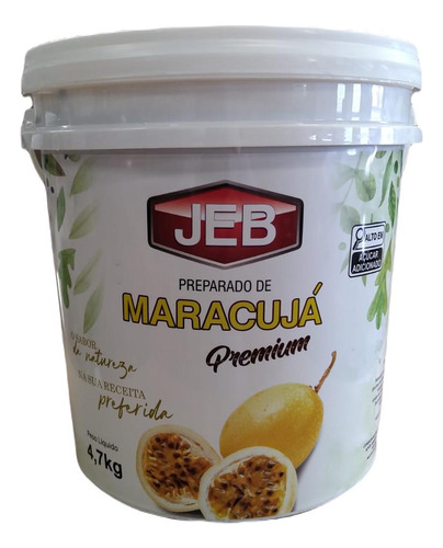 Polpa De Maracuja Preparado 4,1 Kg Jeb