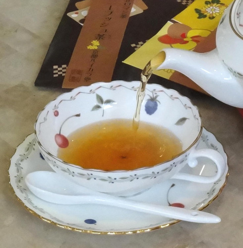 Taisho Roman Tea Cherry Blend , Mezcla De Té Negro Y Rooibo